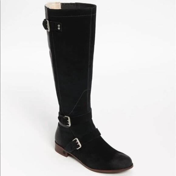 UGG Cydnee Suede Riding Boot Women Size 7 - Picture 1 of 12